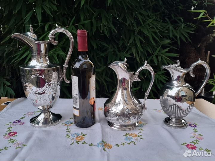 Кувшины. Фарфор, медь, олово. Европа