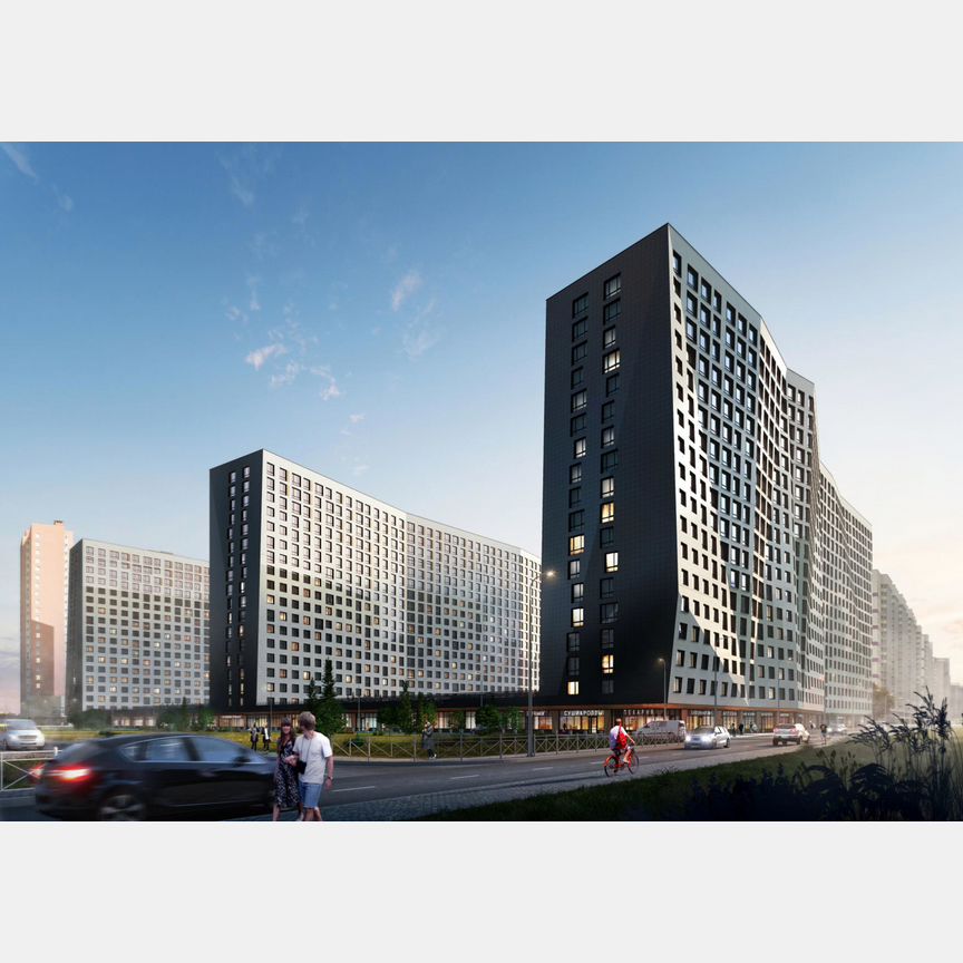 2-к. квартира, 67,1 м², 9/18 эт.