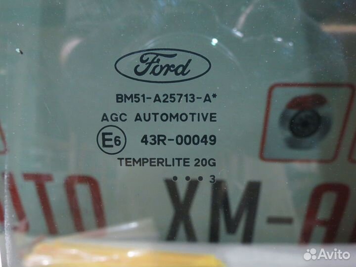 Стекло заднее левое Ford Focus 3