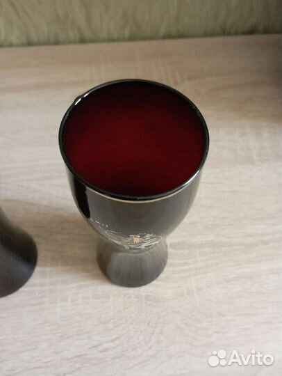 Стаканы марганцевое стекло. Стопки Москва СССР