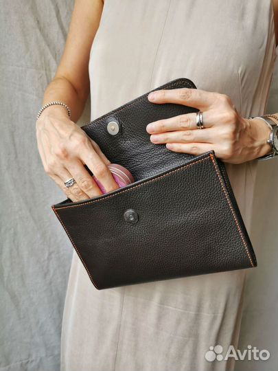 Новая кожаная сумка женская + в подарок пыльник