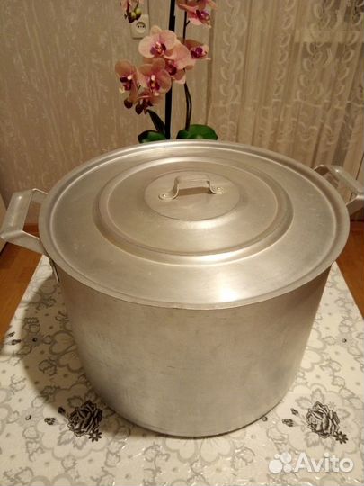 Кастрюля алюминиевая 25 л