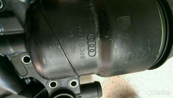 Корпус масляного фильтра на ауди Q7, Touareg, туар