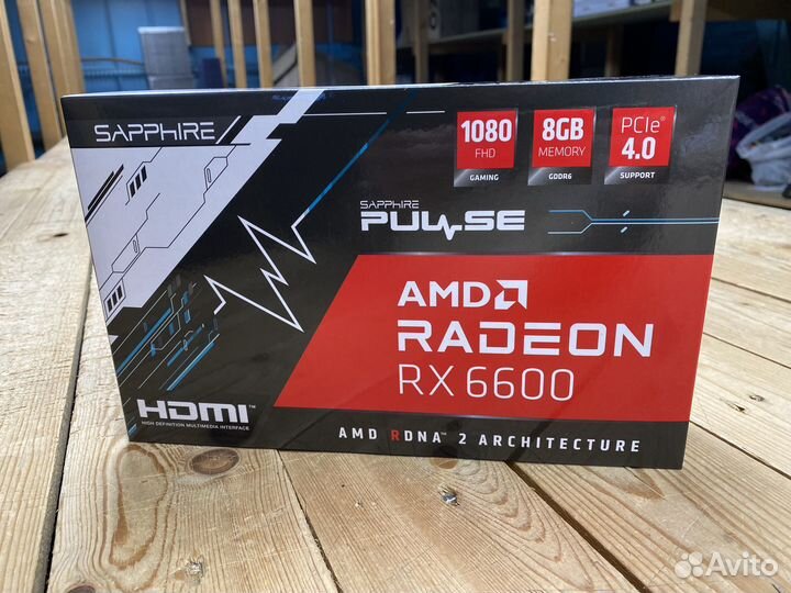 Новые видеокарты Sapphire RX 6600 pulse