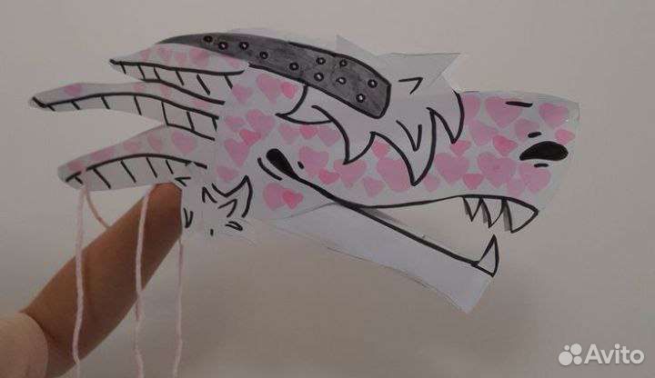 Бумажные драконы на руку