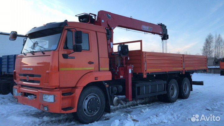 КАМАЗ 65115-3094-48 с КМУ, 2024