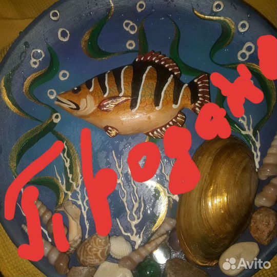 Рыбки статуэтки, тарелки