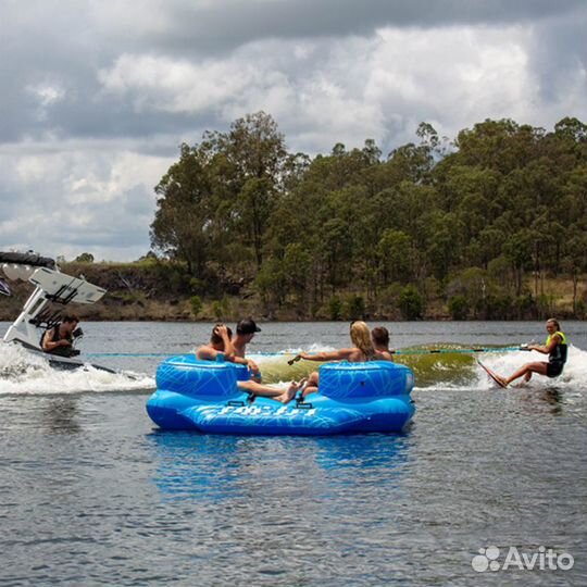 Надувной остров для отдыха Party Island Blue