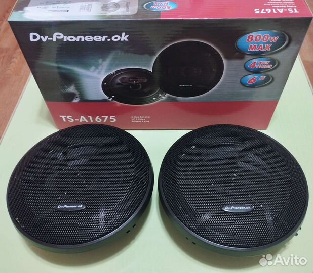 Динамики Pioneer. 16 См. 2 шт. Новые