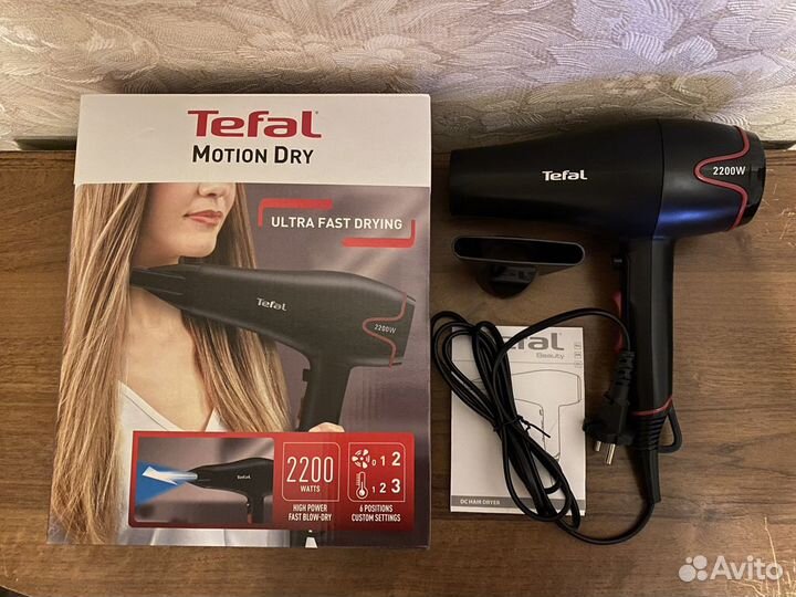 Фен для волос Tefal motion dry
