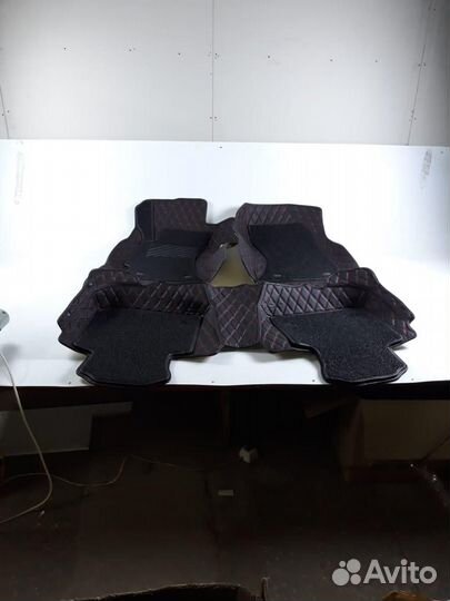 3D Коврики Geely Салон Багажник из Экокожи