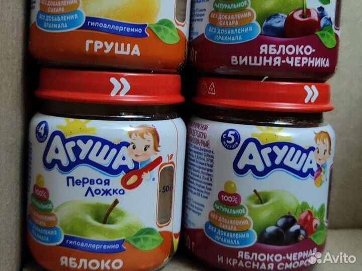 Детское фруктовое пюре Агуша - обмен
