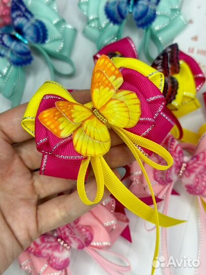 Бантики резинки для волос