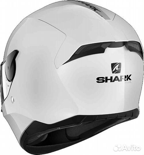 Мотошлем Shark skwal 2 blank WHT LED White 2023