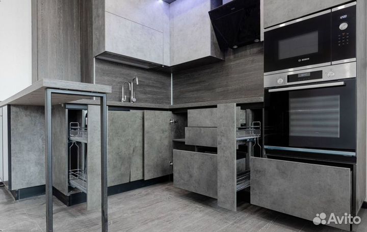 Кухня Бетон на заказ с гарантией