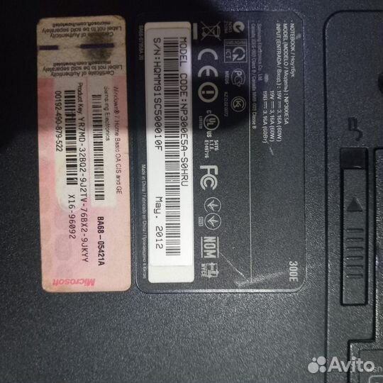 Ноутбук Samsung NP300E5A
