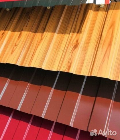 Профнастил С8 окрашеный, м2