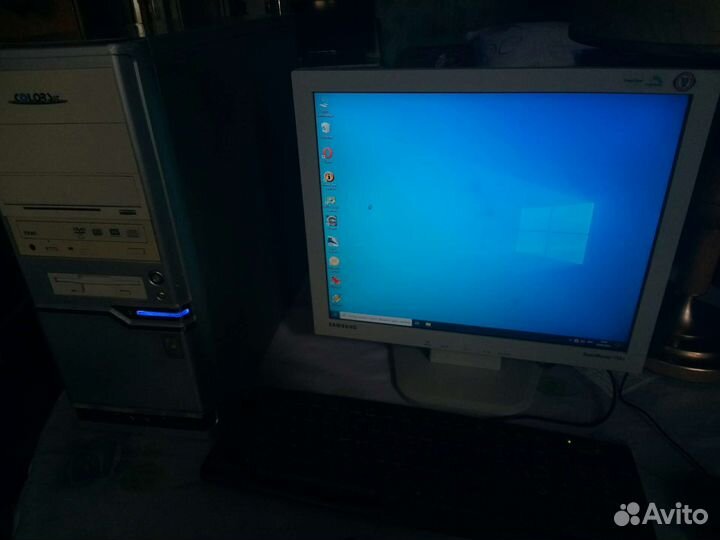 Компьютер Intel Core2Duo 2Гб, игровая видеокарта