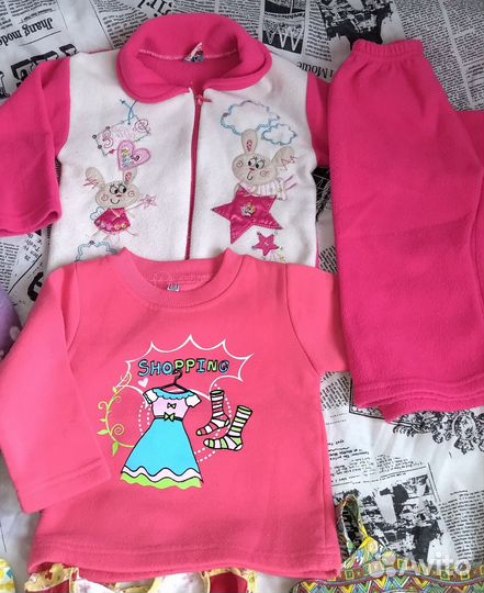 Вещи пакетом для девочки 74-80
