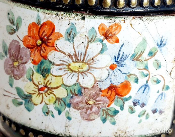 Подстаканни мельхиор, эмаль. Мстера СССР