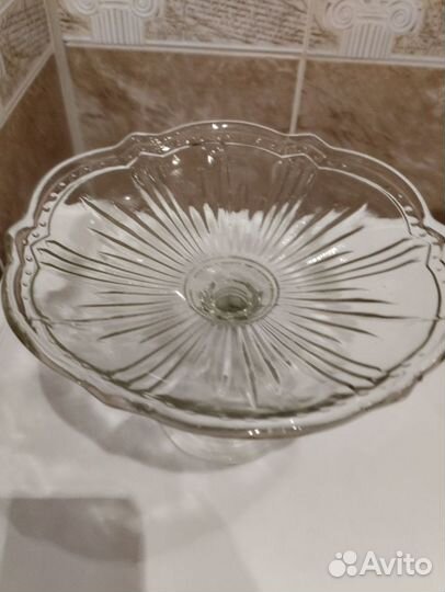 Ваза конфетница стекло царизм мальцев. 19 век