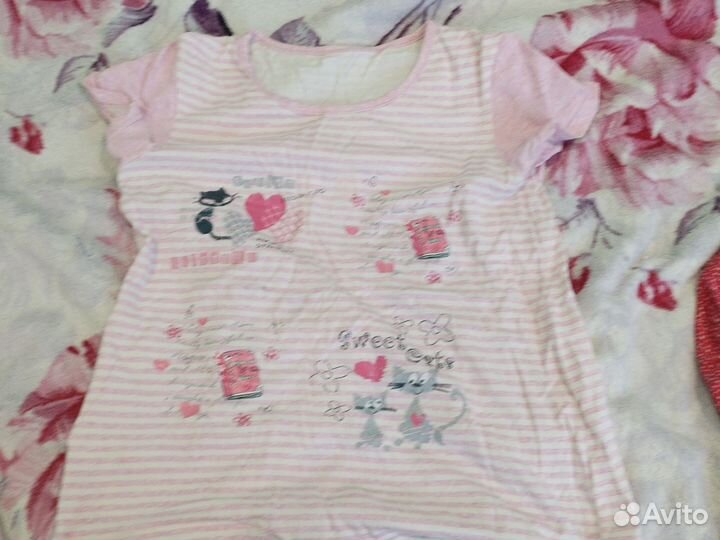 Футболка детская для девочки размер-140