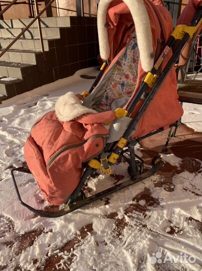 Коляска санки