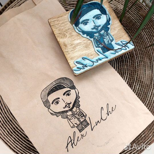 Изготовление печатей с логотипом для упаковки