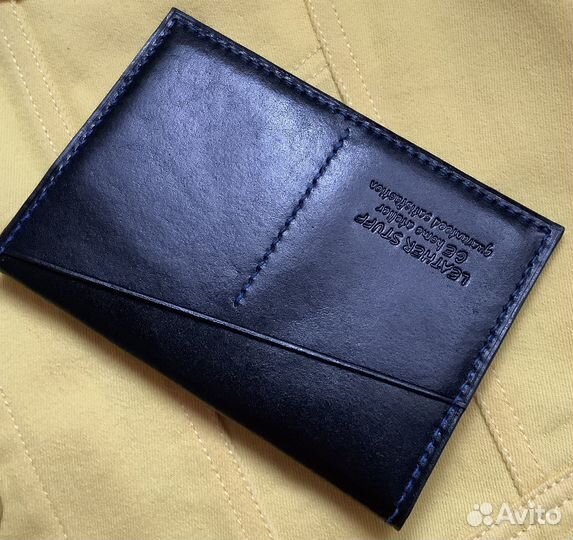 Документница (кошелек) из натуральной итальянской
