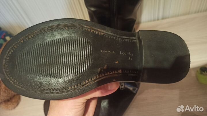 Сапоги кожа Zara 31р