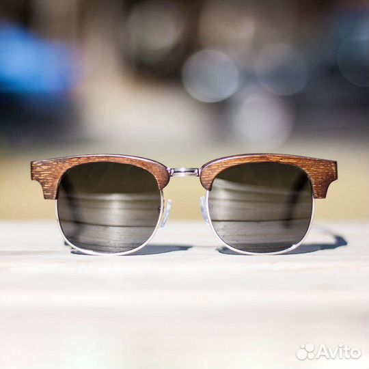 Солнцезащитные очки из дерева с поляризацией