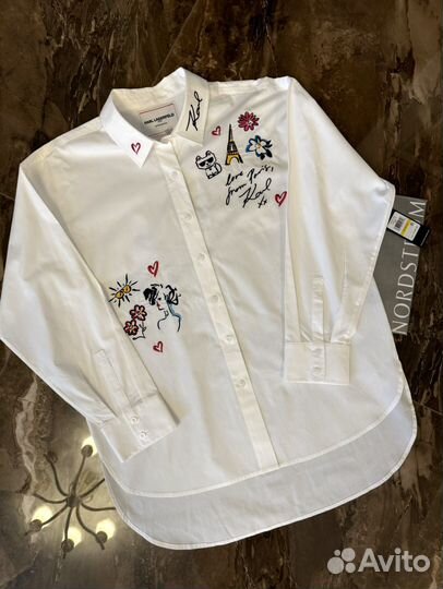 Лимитированная рубашка Karl Lagerfeld. New