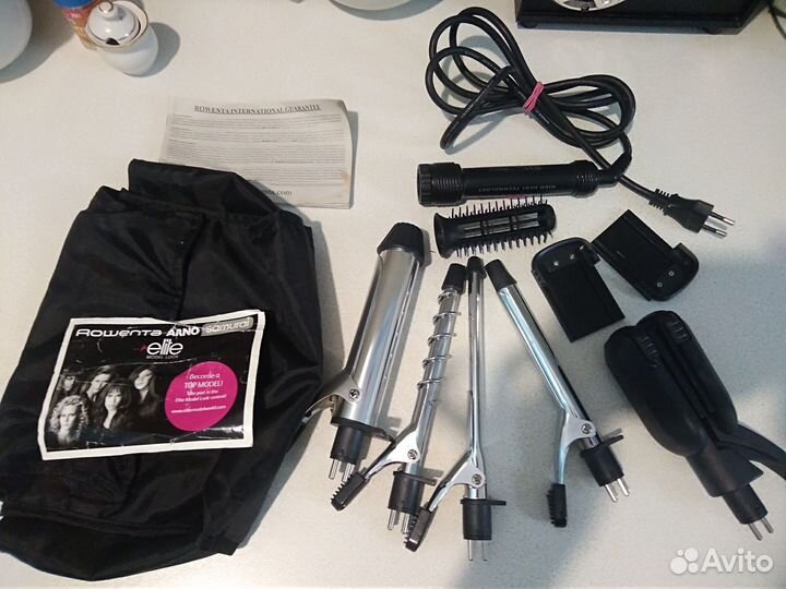Набор плоек и утюжок для укладки волос Rowenta