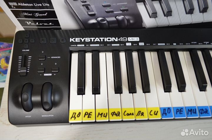 Миди клавиатура m-audio keystation MK3