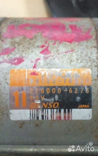 Стартер Toyota 3S-FE, 2AZ-FE, 2GR-FE