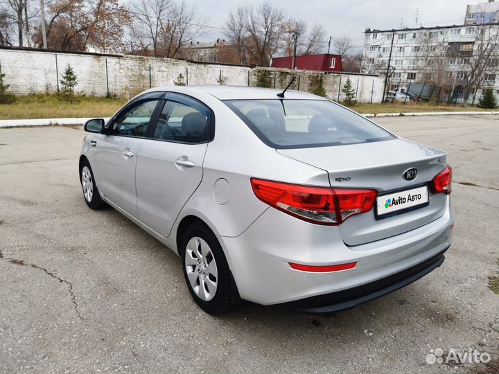 Kia Rio 1.4 МТ, 2016, 107 000 км