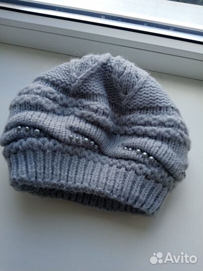 Тёплая осенняя шапка