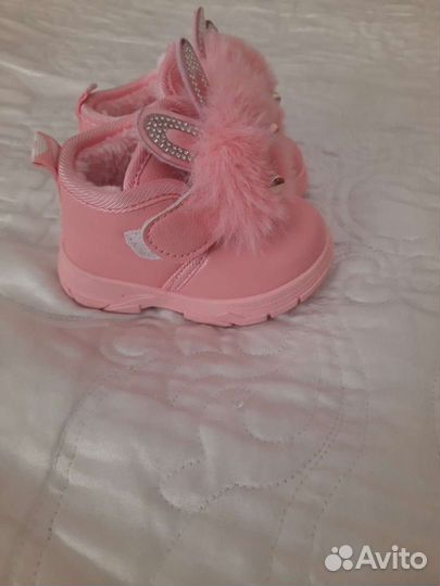 Пинетки для девочки зимние