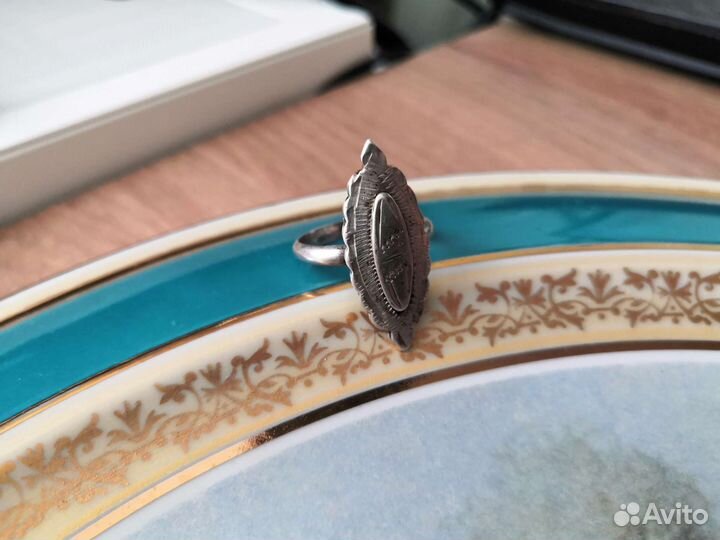 Кольцо СССР Серебро Кубачи