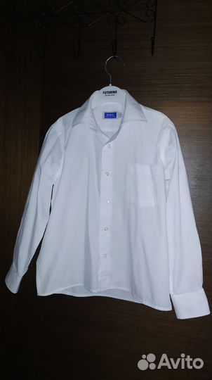 Рубашка белая на мальчика 128-134 (31)