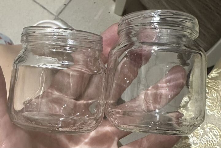 Банки стеклянные от детского питания