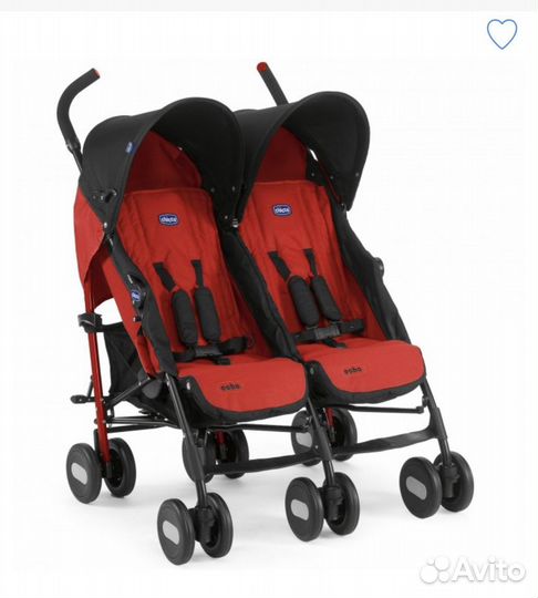 Коляска для двойни прогулочная