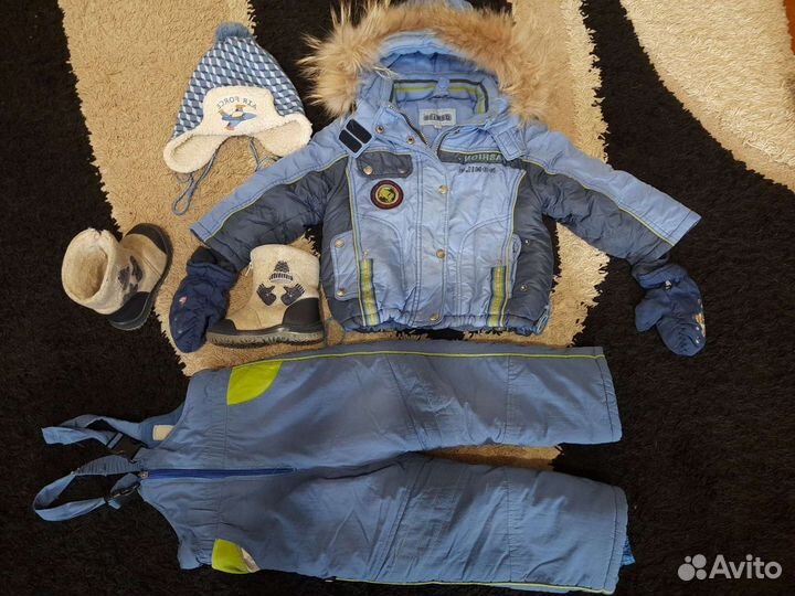Вещи пакетом на мальчика, р-р 86