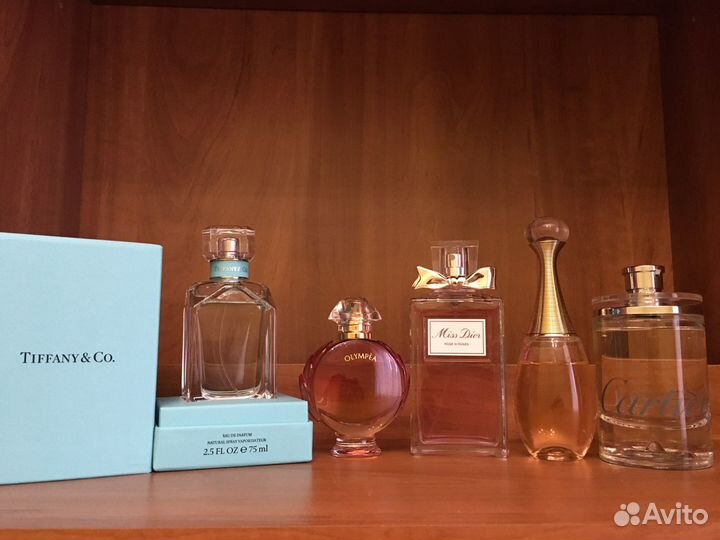 Парфюмерия Tiffany Dior PacoRabanne Cartier