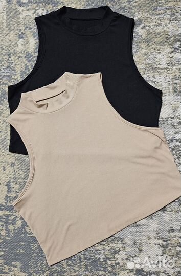 2 шт. Топ в рубчик
