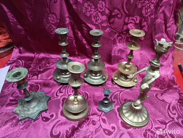Старинный подсвечник