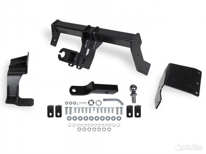 Фаркоп под квадрат Peugeot 4007, 2007-2012 Rival F