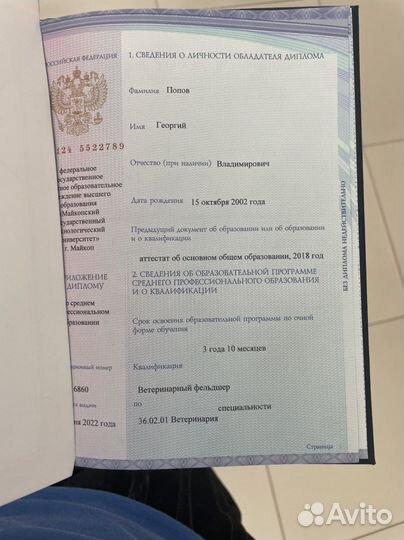 Ветеринарный врач на дом