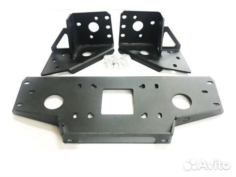 Площадка под лебёдку в штатный бампер Toyota Land