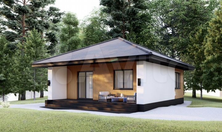 Дом 69 м² на участке 6 сот.